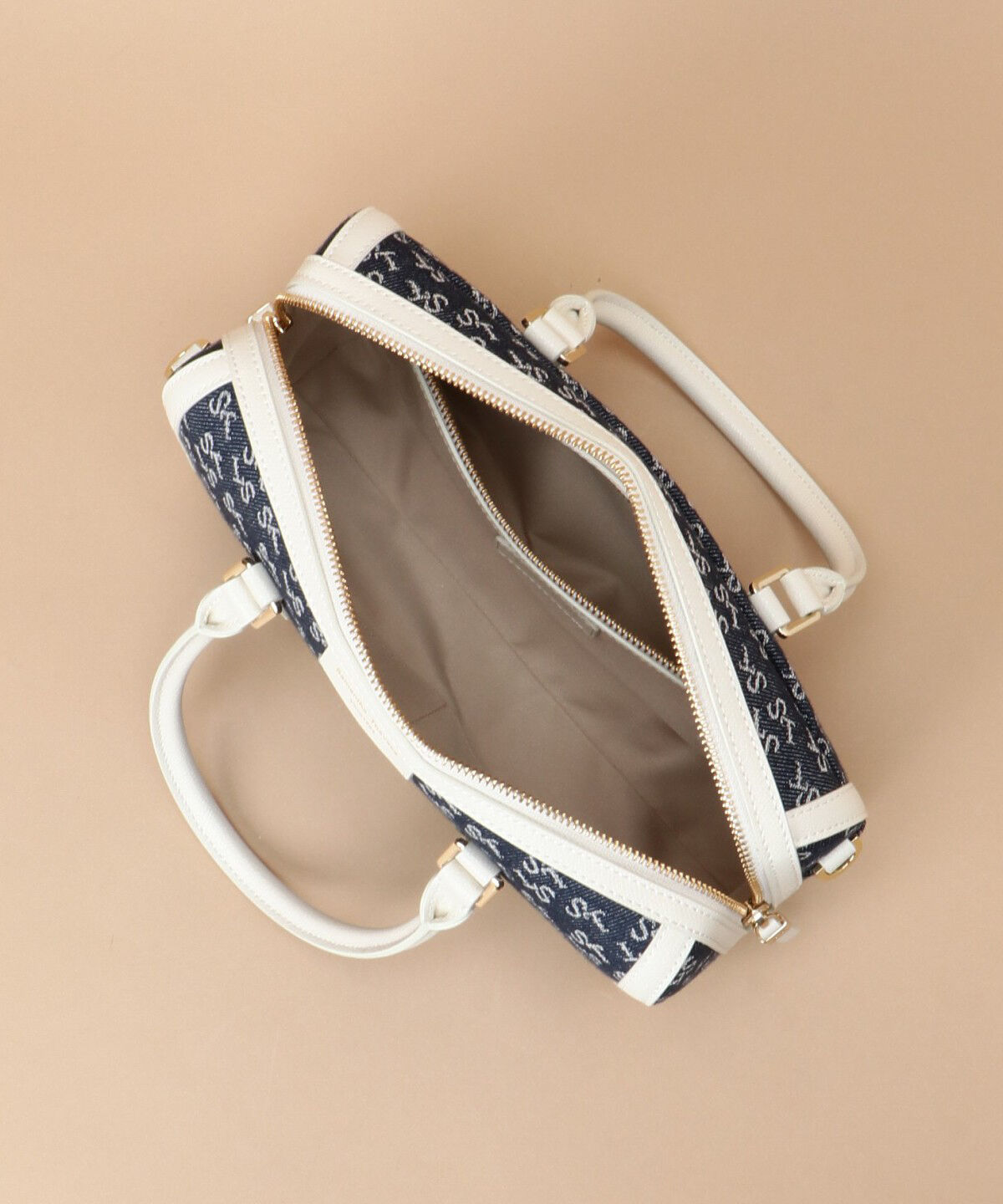 Samantha Thavasa「Denim ST Jacquard ボストンバッグ」|ボストンバッグ|