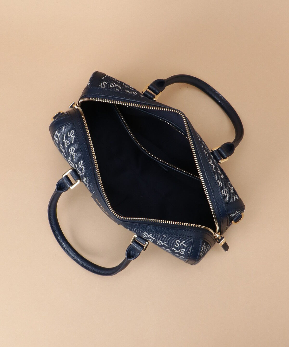 Samantha Thavasa「Denim ST Jacquard ボストンバッグ」|ボストンバッグ|