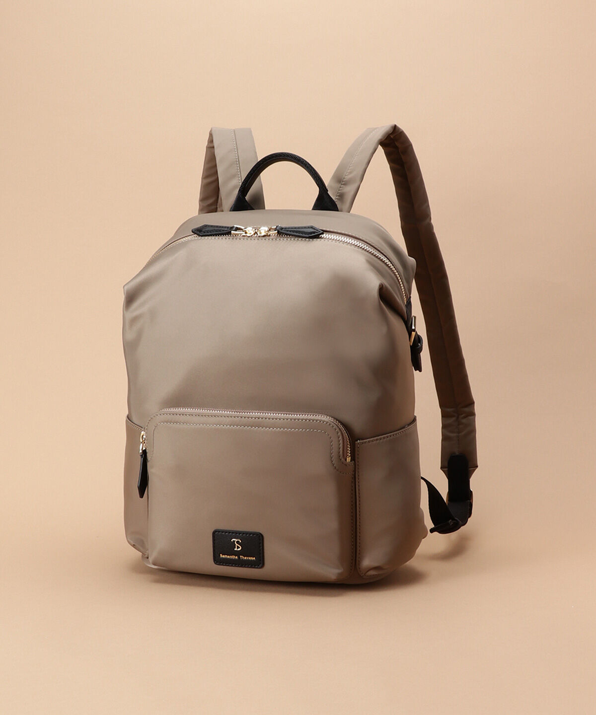 Samantha Thavasa「シンプルナイロンリュック 大サイズ」|リュック|ベージュ