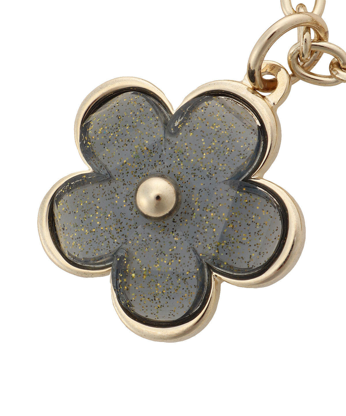 Samantha Thavasa「クリアラメフラワーバッグチャーム」|チャーム・キーホルダー|