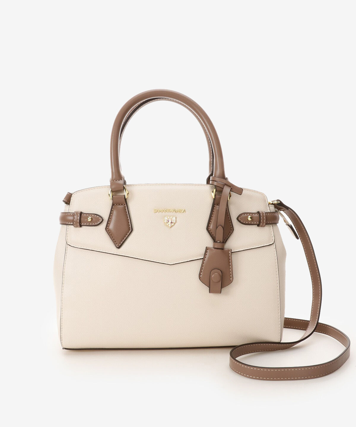 Samantha Vega「ハートビジュー付きハンドバッグ」|ハンドバッグ|