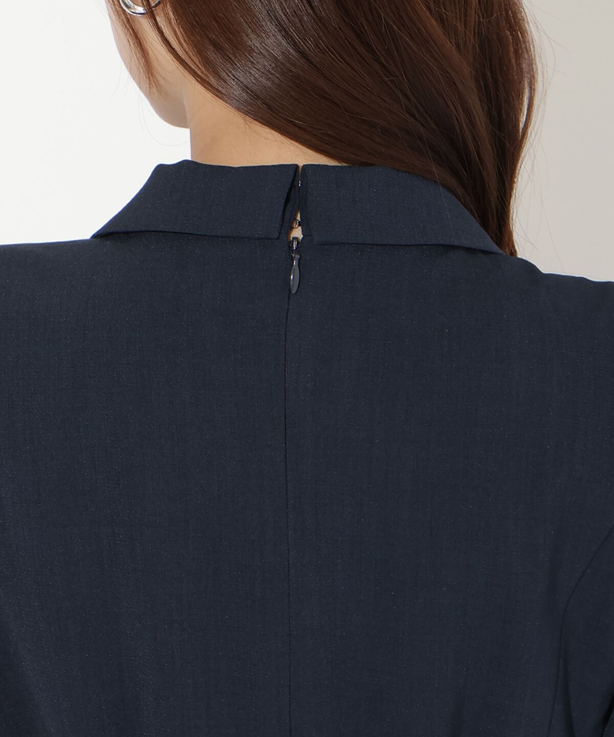 アンドクチュール「ジャケットレイヤードプリーツワンピース」|ワンピース|