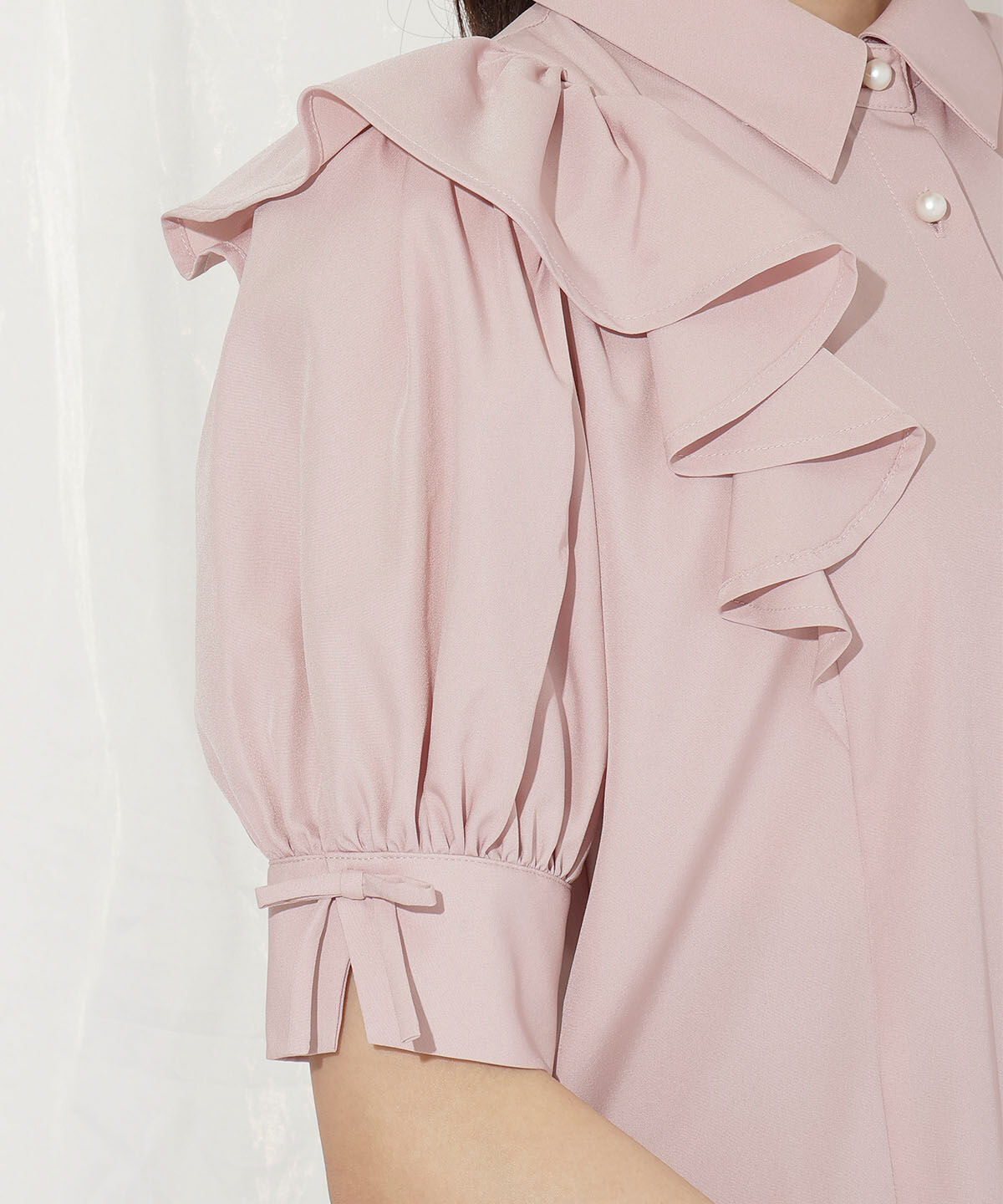 WILLSELECTION「スリーブリボンブラウス」|シャツ・ブラウス|