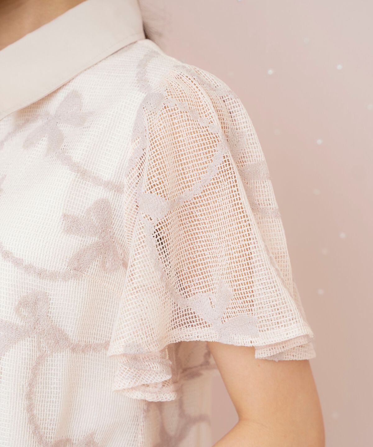 WILLSELECTION「リボンレースブラウス」|シャツ・ブラウス|