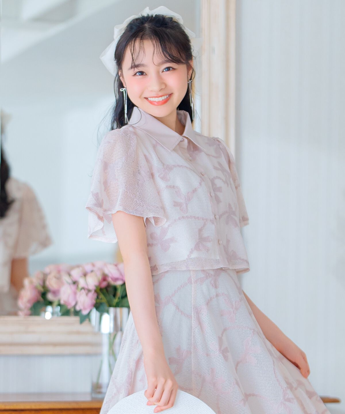 WILLSELECTION「リボンレースブラウス」|シャツ・ブラウス|