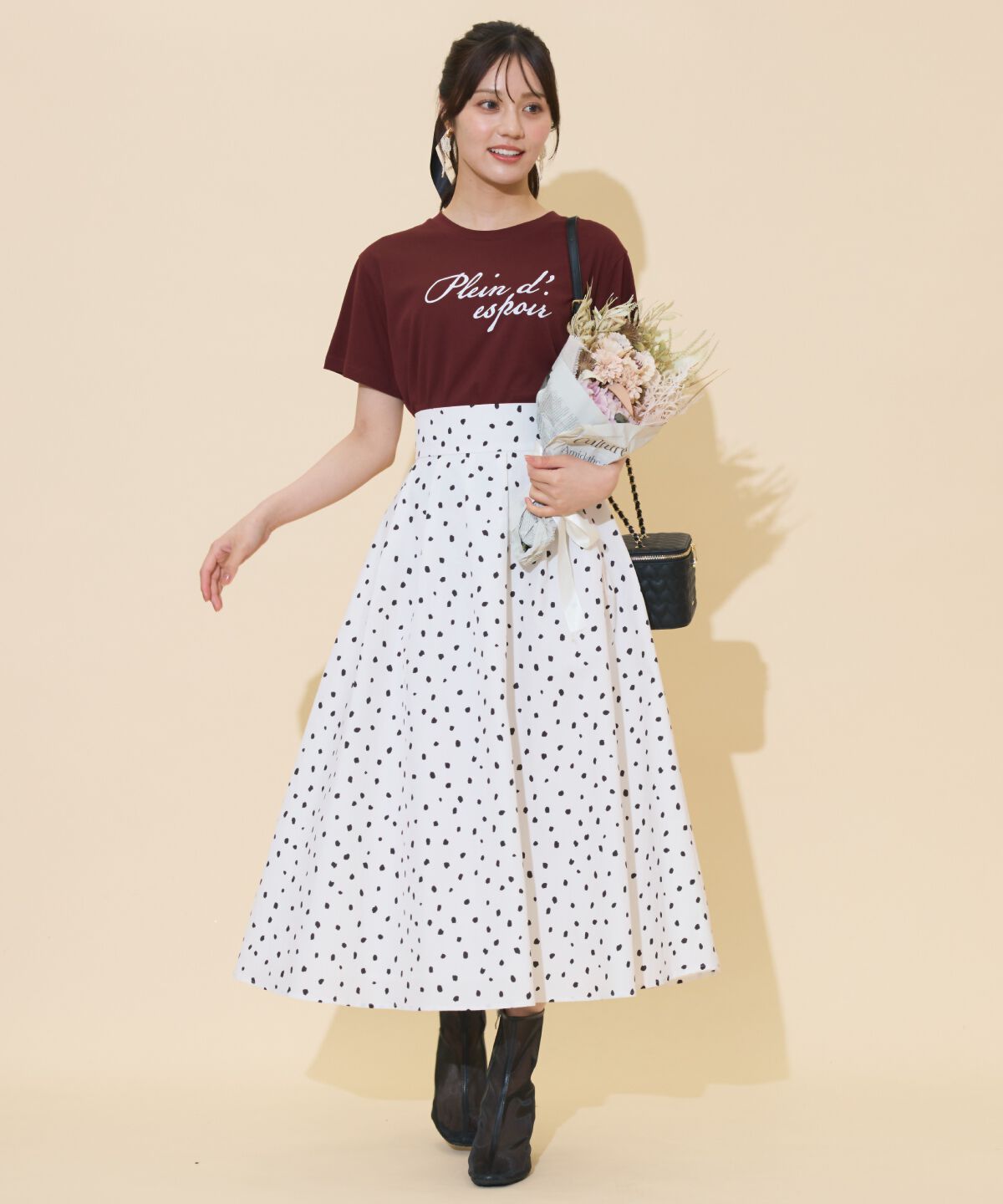 WILLSELECTION「ドロップショルダーロゴTシャツ」|Tシャツ・カットソー|