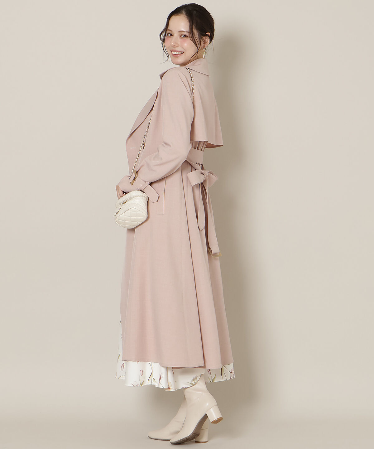 WILLSELECTION「オリジナルフレアトレンチコート」|トレンチコート|