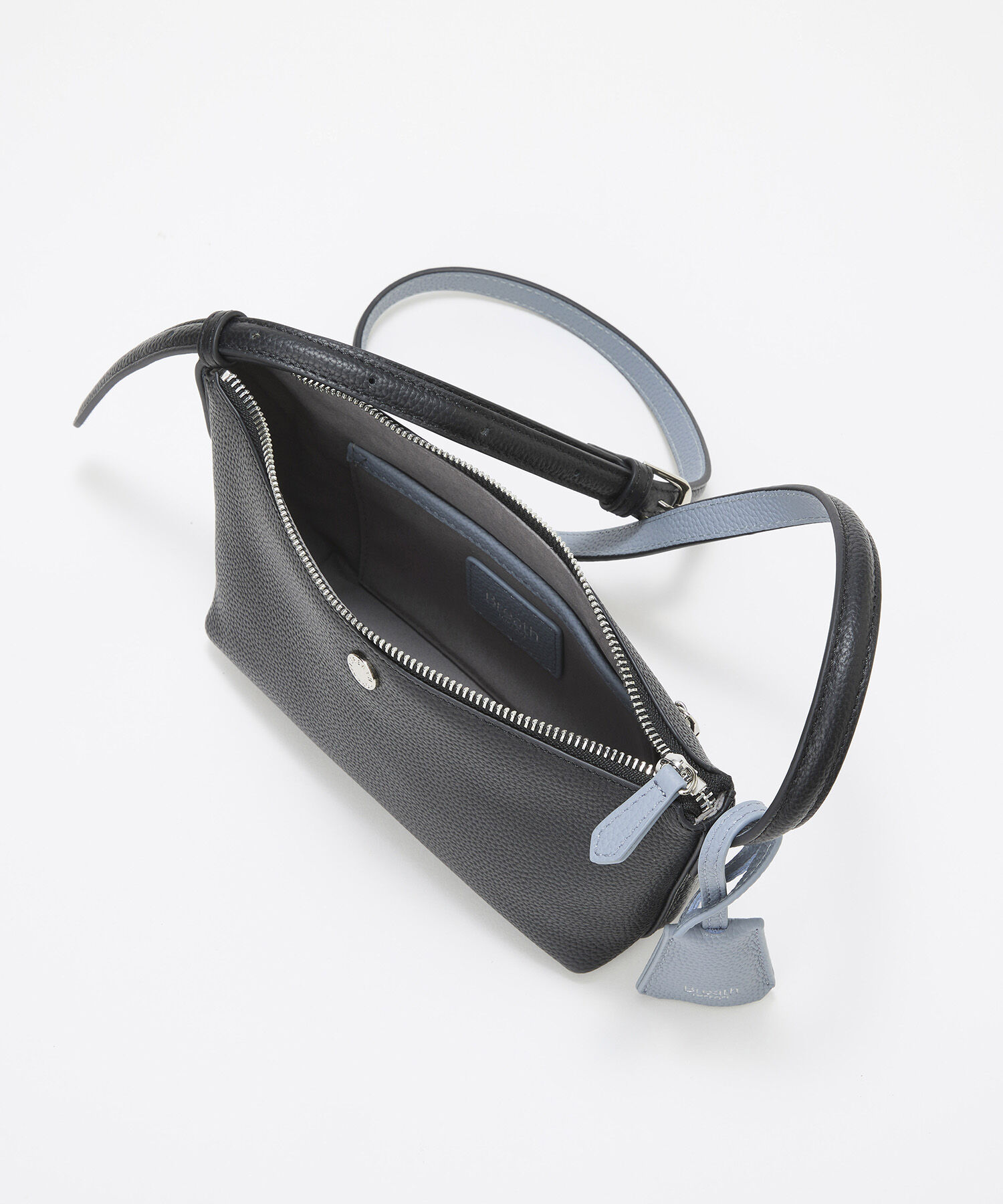 TOPKAPI BREATH「【Breath TOPKAPI】DUAL デュアル シュリンクレザー バイカラー ミニ ショルダーバッグ チャーム付き 」|ショルダー・メッセンジャー|