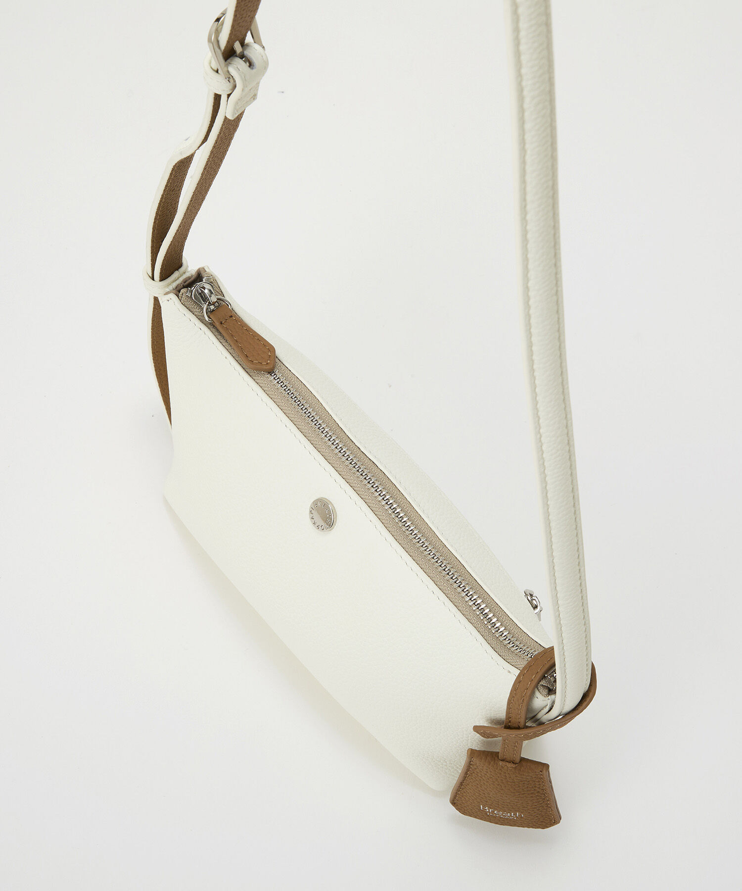 TOPKAPI BREATH「【Breath TOPKAPI】DUAL デュアル シュリンクレザー バイカラー ミニ ショルダーバッグ チャーム付き 」|ショルダー・メッセンジャー|