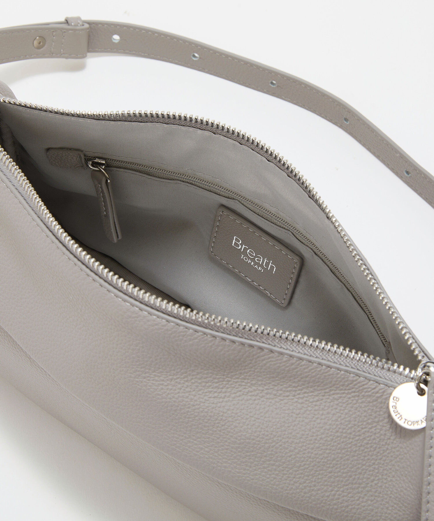 TOPKAPI BREATH「【Breath TOPKAPI】SUPPLE サプル シボレザー スワローマチ ワイド ショルダーバッグ」|ショルダー・メッセンジャー|