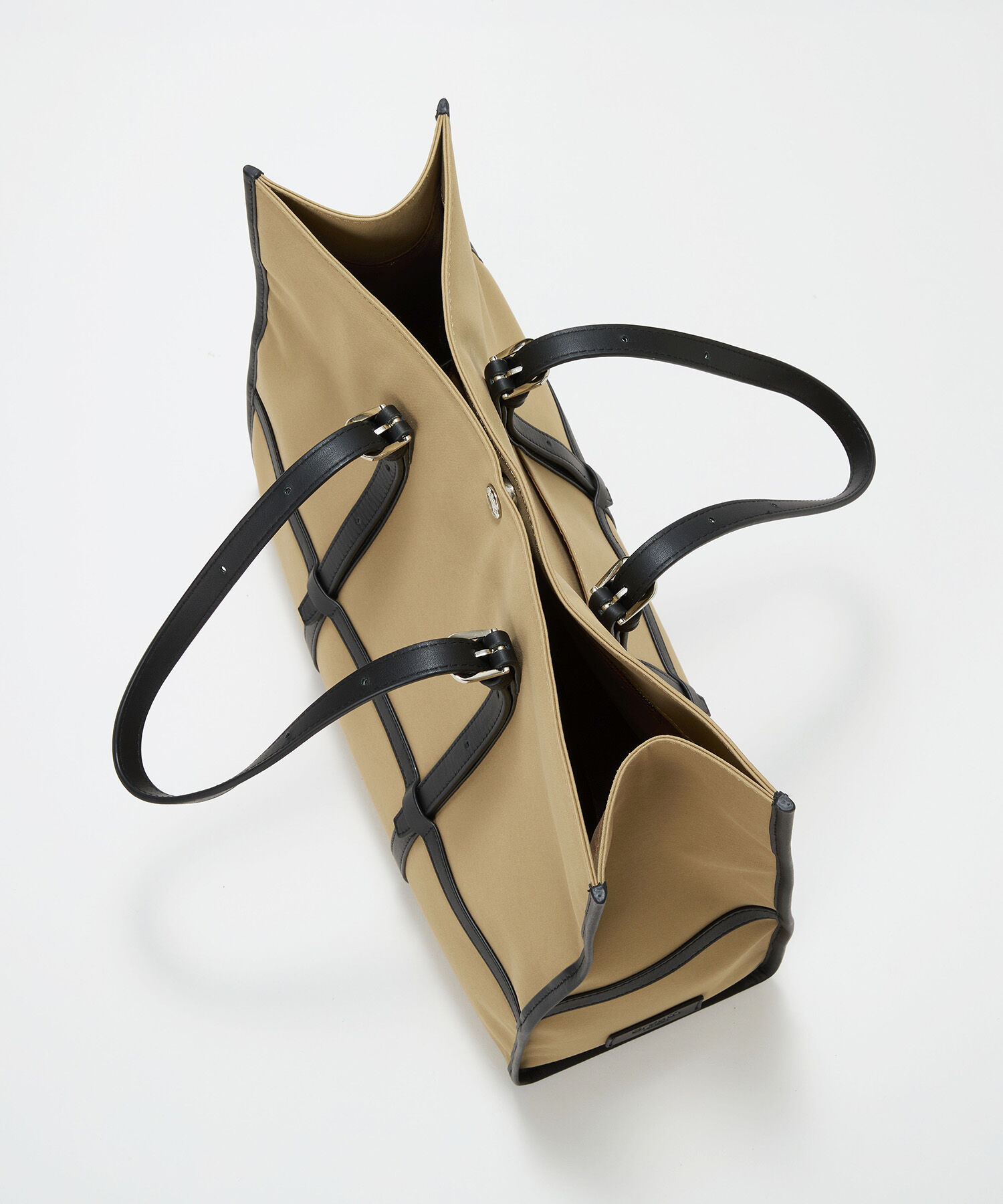 TOPKAPI BREATH「【Breath TOPKAPI】FRAME フレーム レザーベルト スクエア トートバッグ　A4 / 軽量」|トートバッグ|