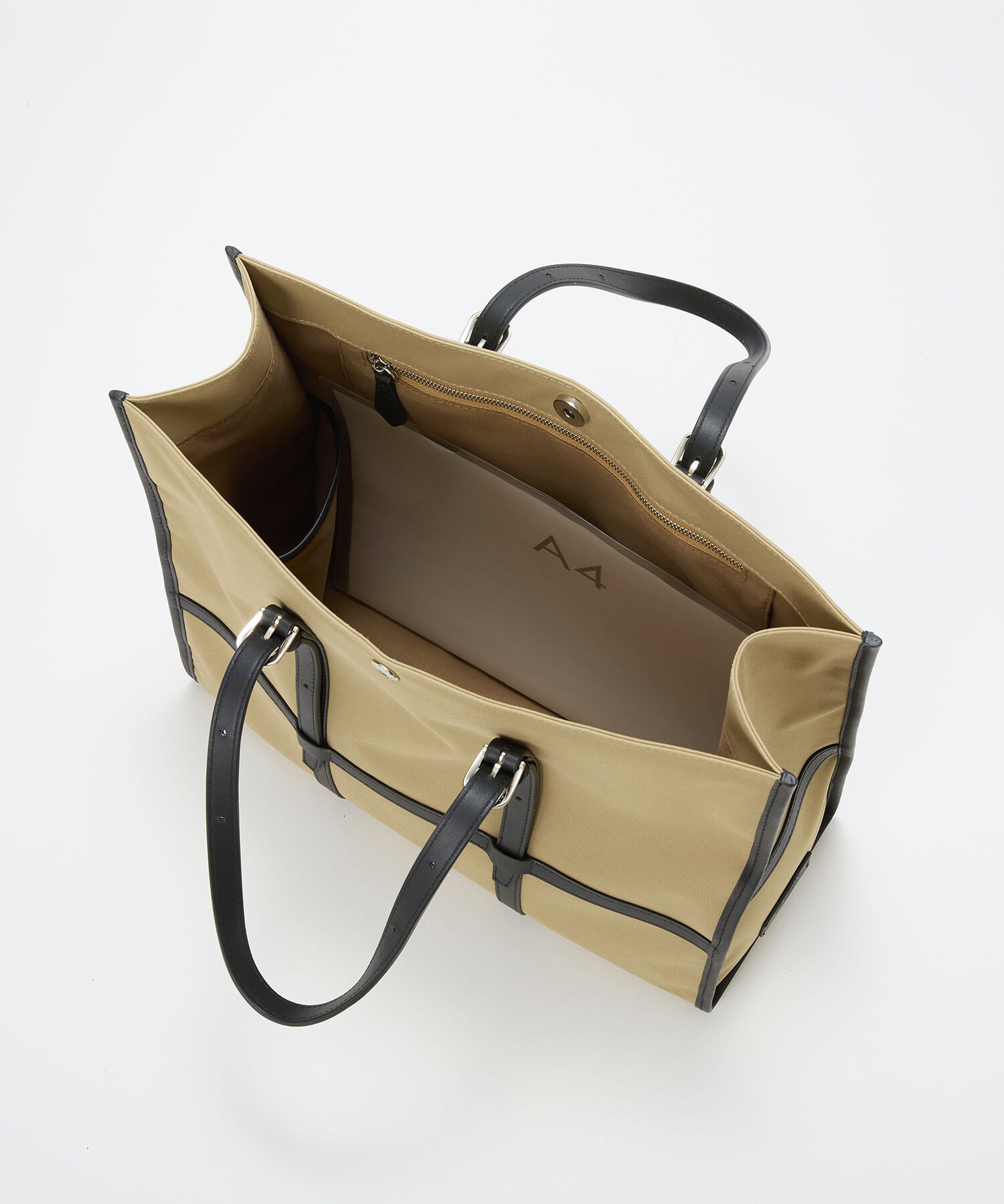 TOPKAPI BREATH「【Breath TOPKAPI】FRAME フレーム レザーベルト スクエア トートバッグ　A4 / 軽量」|トートバッグ|