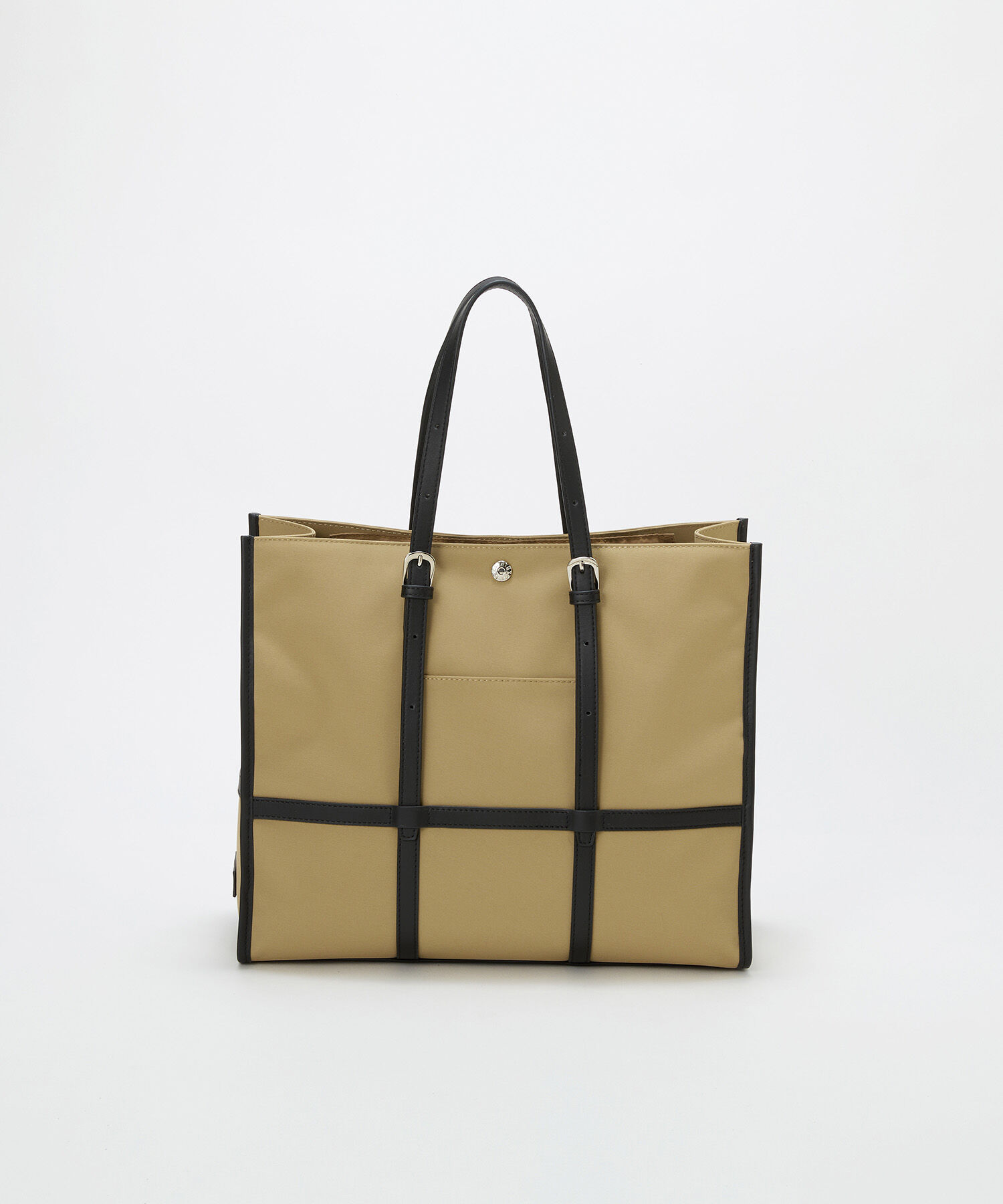 TOPKAPI BREATH「【Breath TOPKAPI】FRAME フレーム レザーベルト スクエア トートバッグ　A4 / 軽量」|トートバッグ|