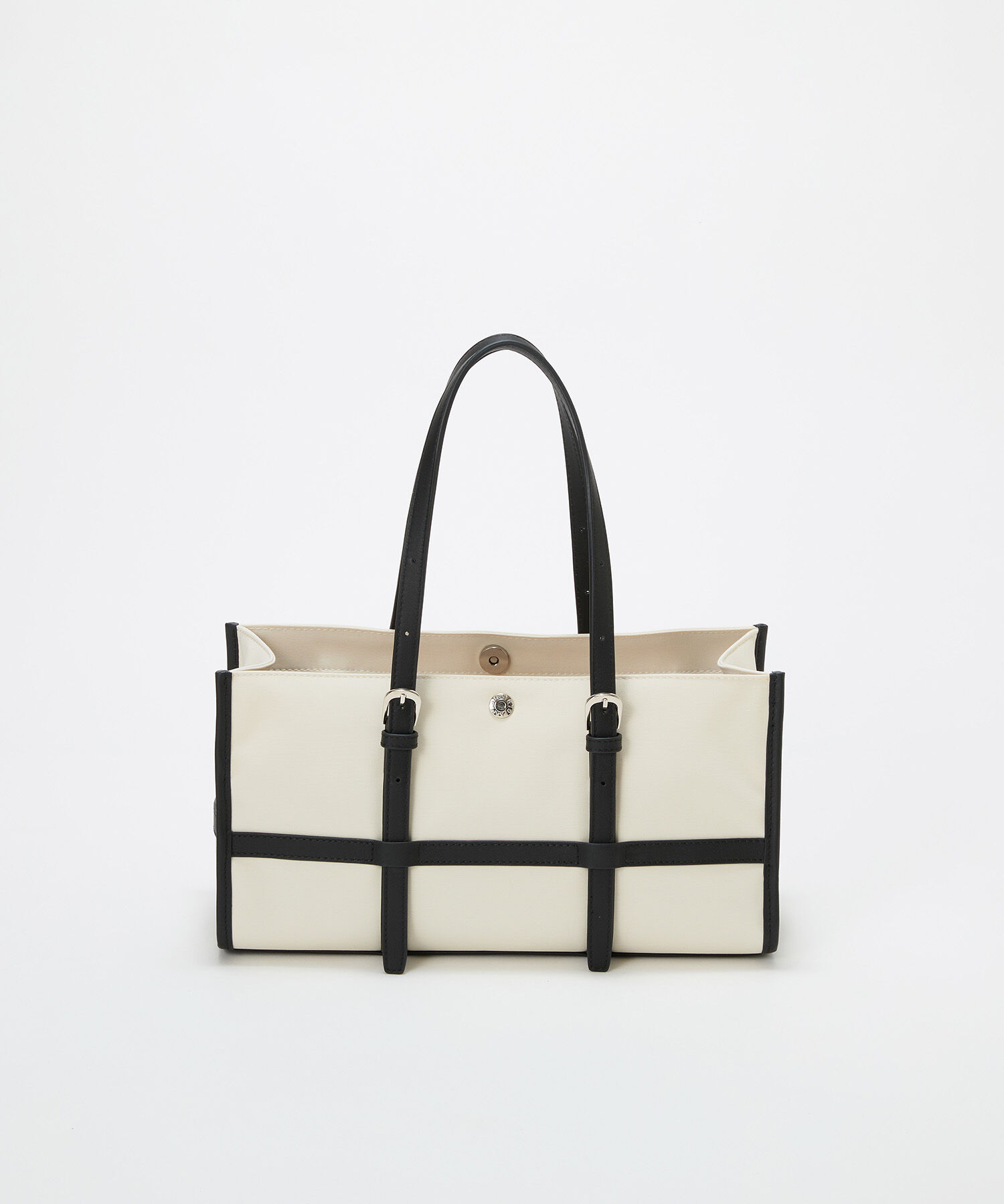 TOPKAPI BREATH「【Breath TOPKAPI】FRAME フレーム レザーベルト ワイド ミニ トートバッグ」|トートバッグ|オフ