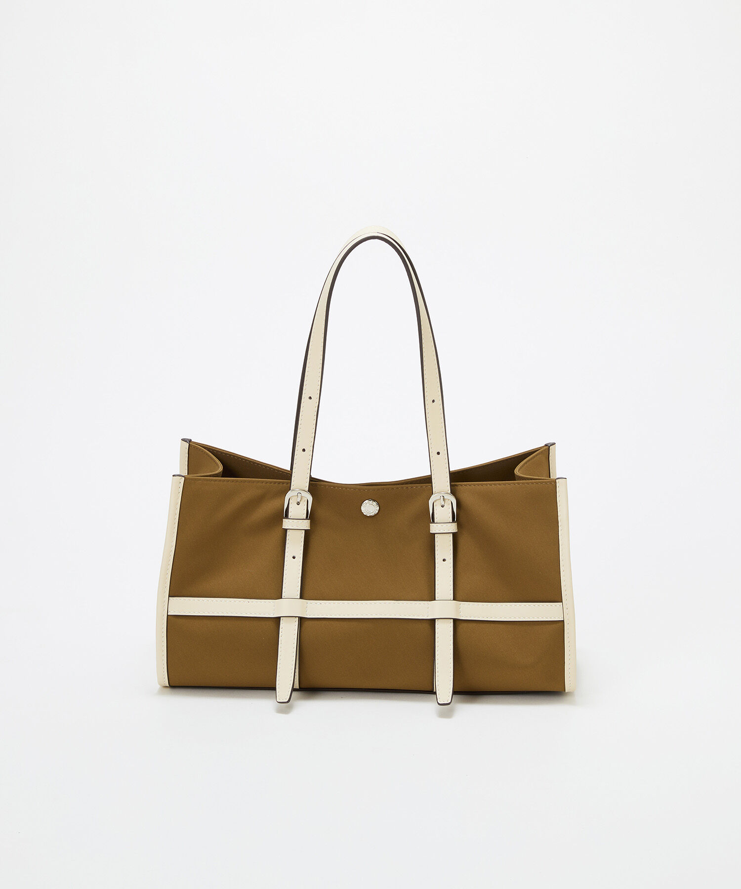 TOPKAPI BREATH「【Breath TOPKAPI】FRAME フレーム レザーベルト ワイド ミニ トートバッグ」|トートバッグ|