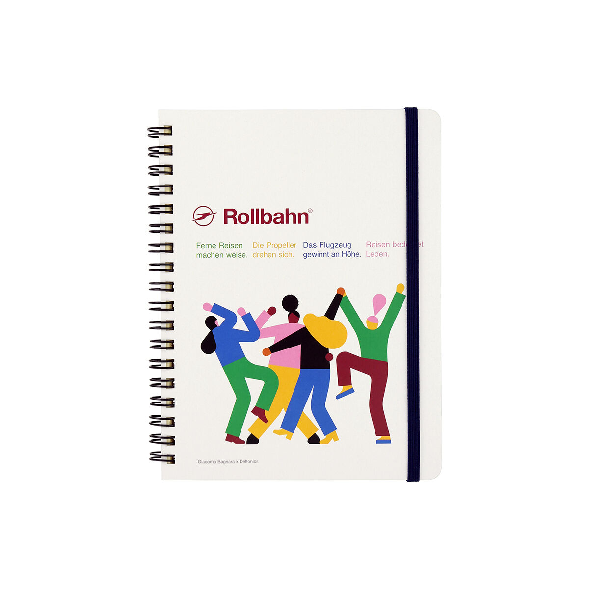 Rollbahn「Giacomo Bagnara ロルバーン ポケット付メモL」|ステーショナリー|C（Dancers）