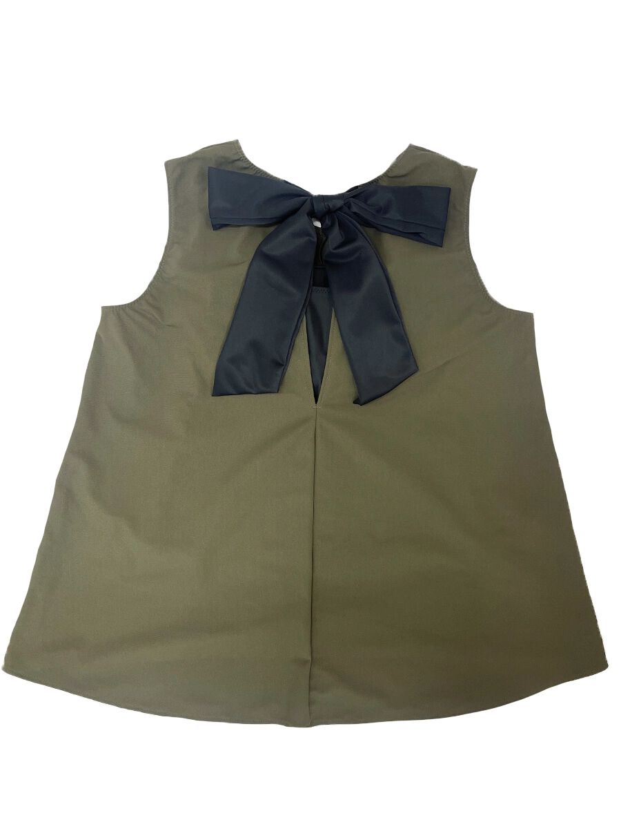 ALBOVE「UVカットフレアノースリーブ水着/トップス」|ビキニ|