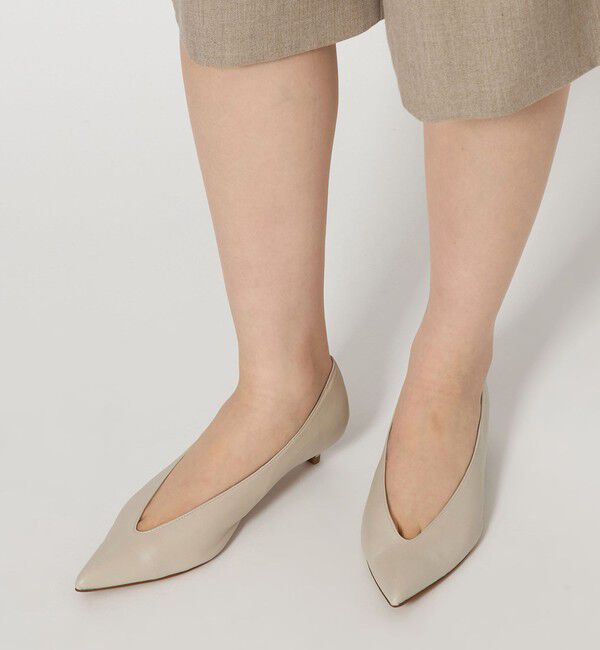 ODETTE E ODILE「シャローVポインテッド パンプス35&uarr;」|パンプス|