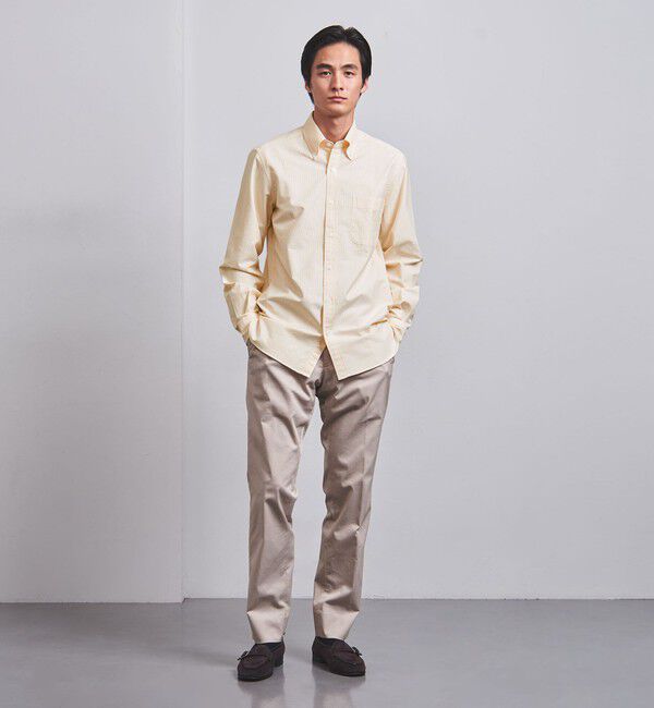 UNITED ARROWS「オーガニックコットン オックスフォード ストライプ ボタンダウン シャツ」|シャツ・ブラウス|