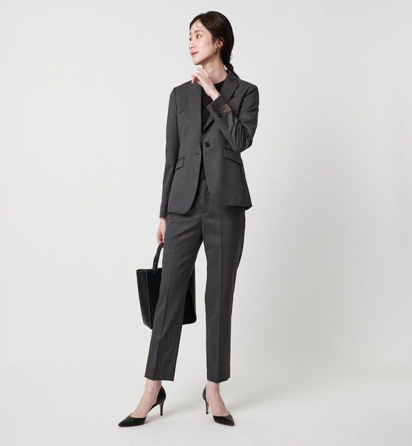 UNITED ARROWS「Vitale Barberis Canonico スリムテーパードパンツ」|スラックス|