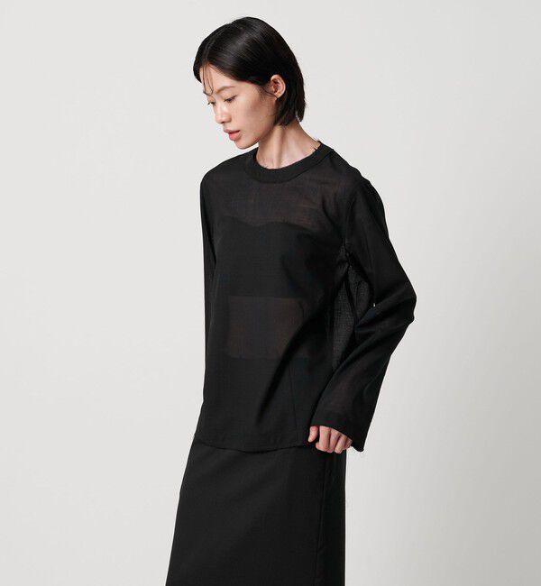 AEWEN MATOPH「＜AEWEN MATOPH＞カットオフプルオーバーブラウス」|シャツ・ブラウス|