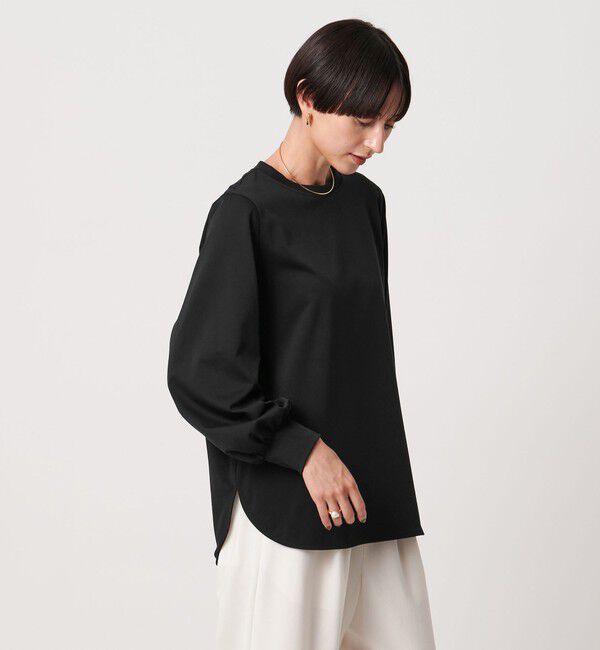 UNITED ARROWS「ポンチ ロングスリーブ カットソー ‐ウォッシャブル‐」|Tシャツ・カットソー|