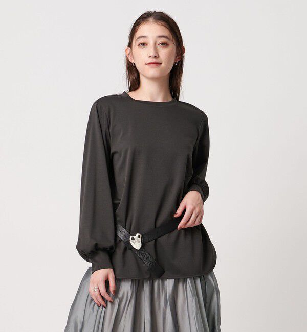 UNITED ARROWS「ポンチ ロングスリーブ カットソー ‐ウォッシャブル‐」|Tシャツ・カットソー|