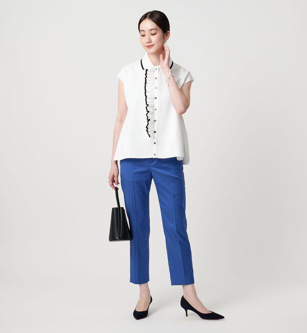 UNITED ARROWS「シャイニー スリム パンツ ストレッチ ウォッシャブル」|チノ|