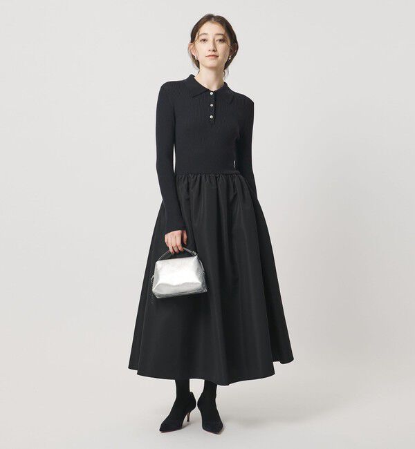 ユナイテッドアローズ　フィット ＆ フレア ポロワンピース フィット ＆ フレア ポロワンピース（UNITED ARROWS）｜ルミネの