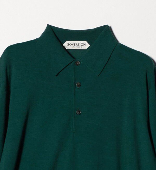 UNITED ARROWS「＜SOVEREIGN＞ハイゲージ ニットポロシャツ」|ニット・セーター|