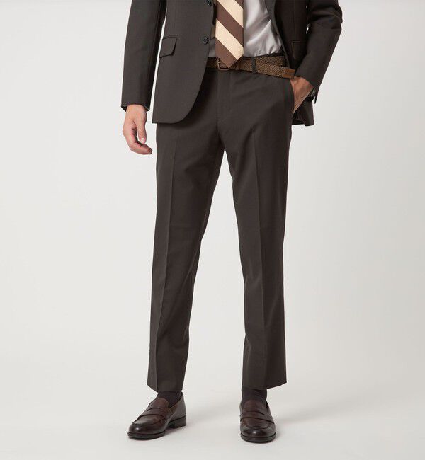 UNITED ARROWS green label relaxing「A+ TWPU サージ スリム アジャスター セットアップパンツ -ウォッシャブル・ストレッチ-」|スーツ|