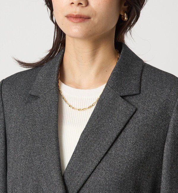 UNITED ARROWS green label relaxing「ホームスパン ダブル ジャケット ストレッチ」|テーラードジャケット|