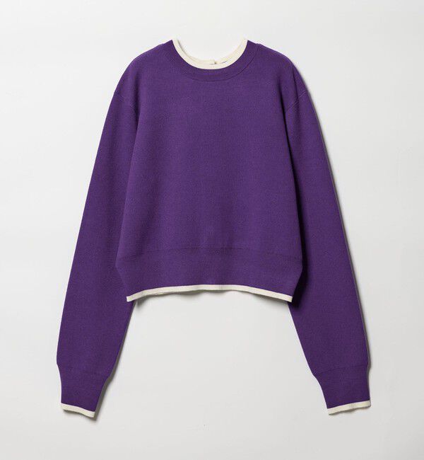 EMMEL REFINES「＜EMMEL REFINES＞EM HW ハイショクライン 2WAY ニット トップス」|ニット・セーター|