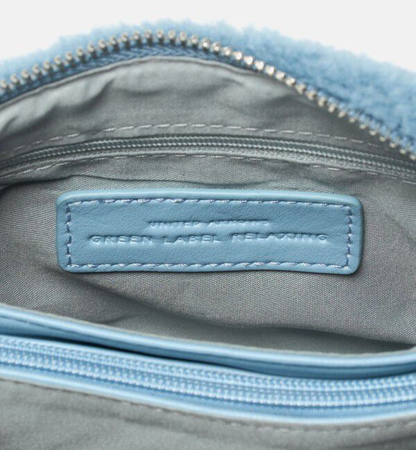 UNITED ARROWS green label relaxing「ボア ジップ ミニショルダーバッグ / ポシェット」|ショルダー・メッセンジャー|