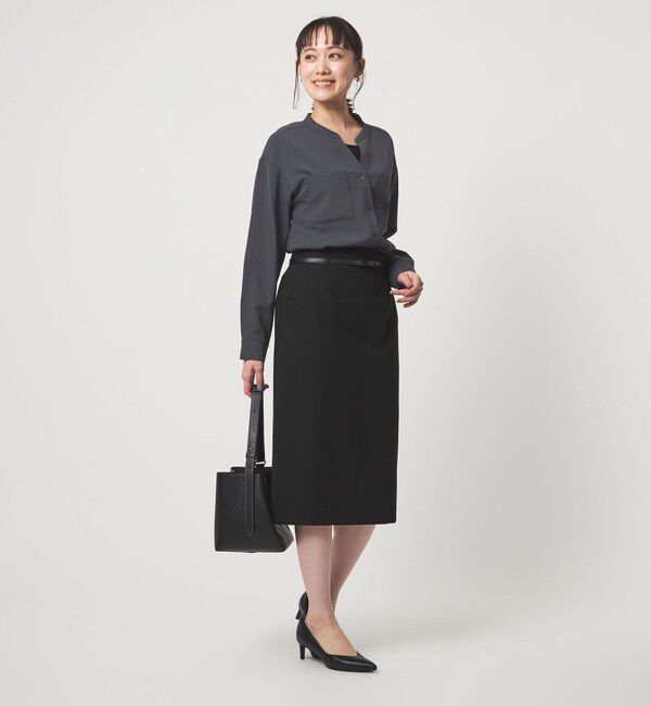 UNITED ARROWS green label relaxing「スキッパー ポケット ロングスリーブ シャツ マシンウォッシャブル」|シャツ・ブラウス|