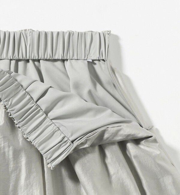 UNITED ARROWS green label relaxing「［size SHORTあり］チンツシアー ギャザー スカート」|フレア|