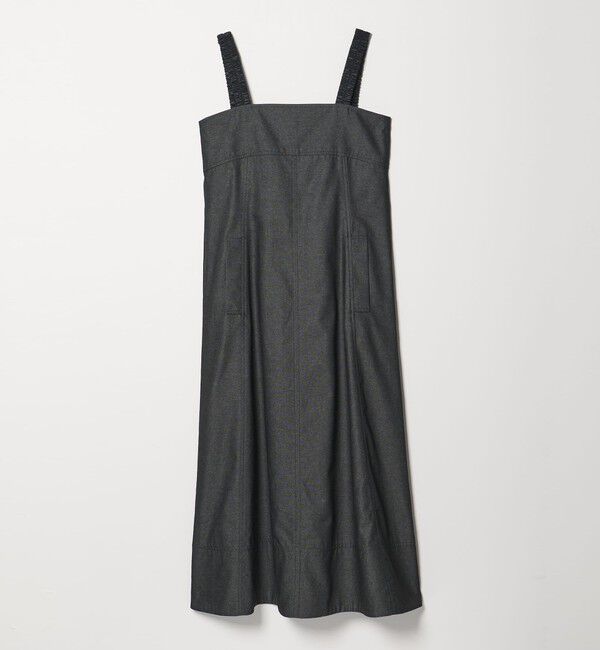 EMMEL REFINES「＜EMMEL REFINES＞EM ギャザーストラップ ジャンパースカート」|ワンピース|