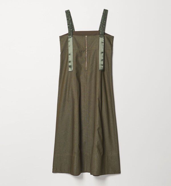 EMMEL REFINES「＜EMMEL REFINES＞EM ギャザーストラップ ジャンパースカート」|ワンピース|