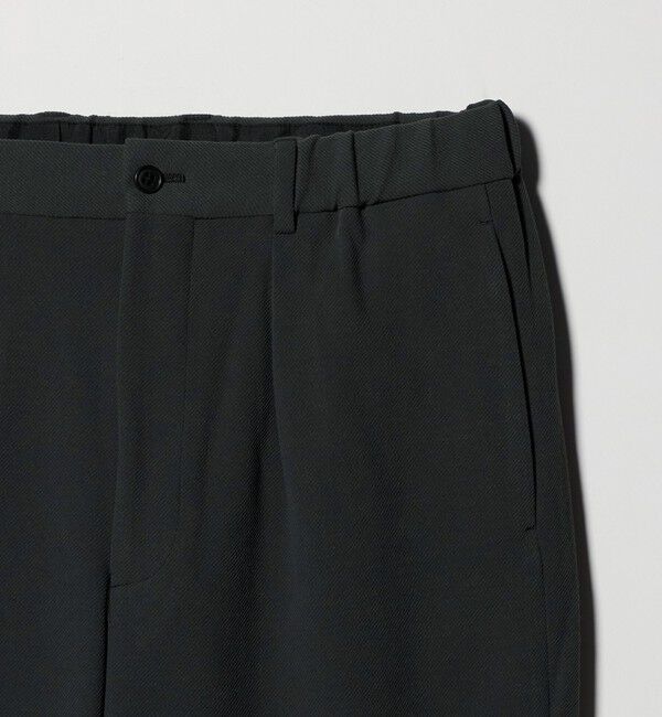 UNITED ARROWS green label relaxing「A+ ジャージツイル リラックス イージー 1プリーツ スラックス -ウォッシャブル・ストレッチ-」|スラックス|