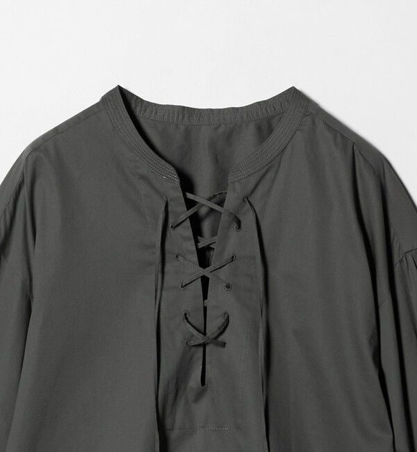 UNITED ARROWS green label relaxing「レースアップ ブラウス」|シャツ・ブラウス|
