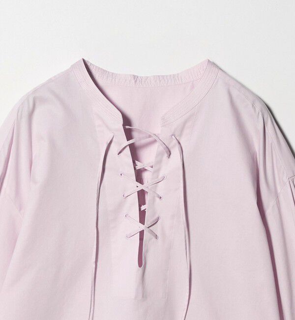 UNITED ARROWS green label relaxing「レースアップ ブラウス」|シャツ・ブラウス|