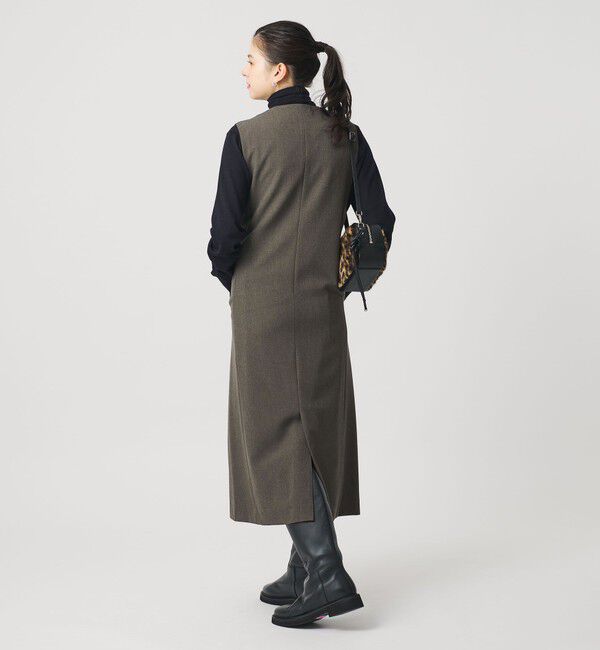 BEAUTY&YOUTH UNITED ARROWS「ポリエステルブレンド ジレ&ジャンパースカート 2WAY」|ワンピース|