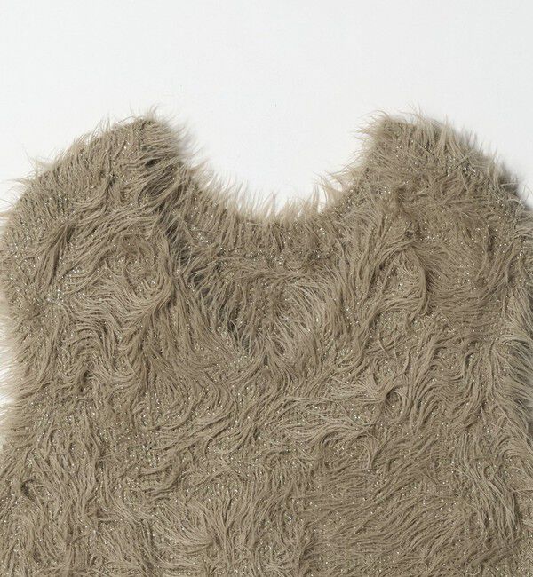 BEAUTY&YOUTH UNITED ARROWS「【WEB限定】フェザーヤーン ラメニット 2WAYベスト」|ニット・セーター|