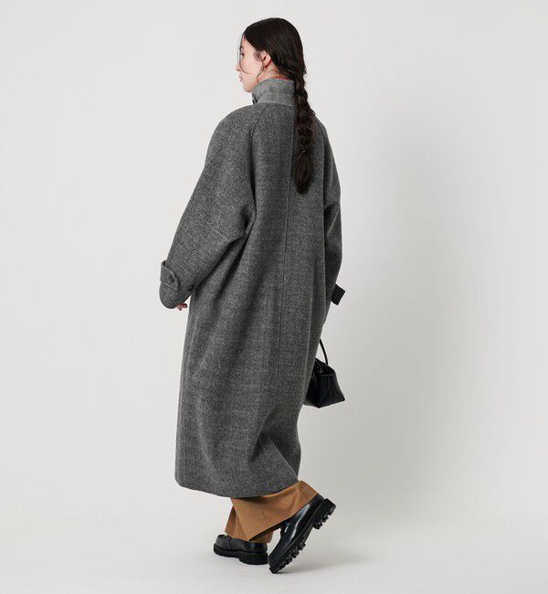 BEAUTY&YOUTH UNITED ARROWS「リバー ステンカラー ロングコート/ヘリンボーン」|その他|