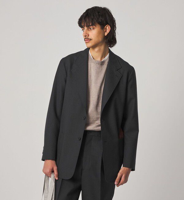 STEVEN ALAN「＜Steven Alan＞ ウール オックスフォード シングルブレステッド 2B ジャケット」|テーラードジャケット|