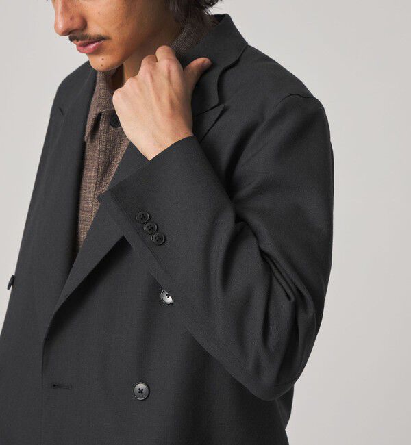 STEVEN ALAN「＜Steven Alan＞ ウール オックスフォード ダブルブレステッド 6B ジャケット」|テーラードジャケット|