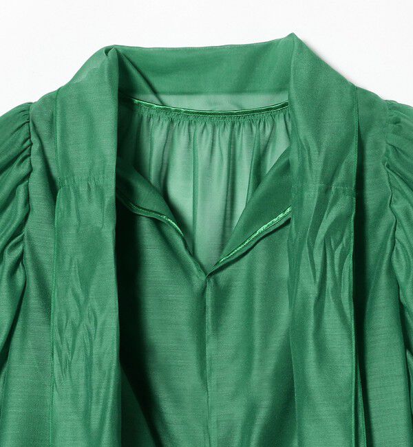 Demi-Luxe BEAMS 「オーガンジー リボンブラウス」|シャツ・ブラウス|