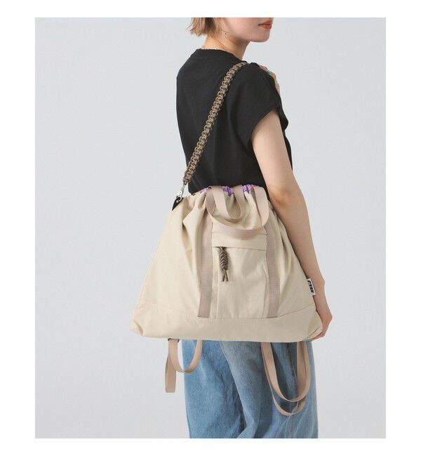 Ray BEAMS 「CONTROL FREAK / ナイロン 3Way トートバッグ」|トートバッグ|BEIGE