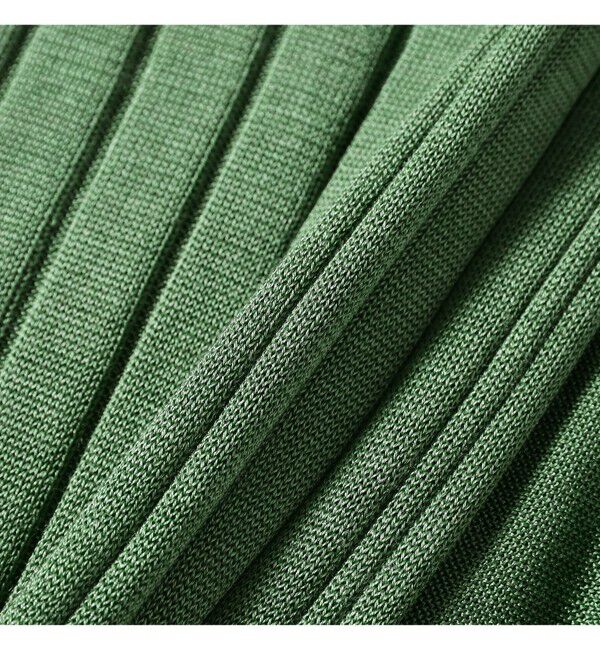 Demi-Luxe BEAMS 「【別注】SLOANE / 18ゲージ シルク リブ ハーフスリーブ」|ニット・セーター|