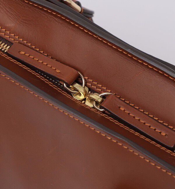 SHIPS「Boldrini Selleria: レザー ブリーフ バッグ」|ビジネスバッグ|